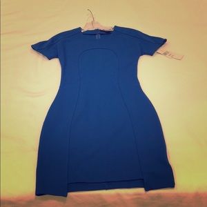 French Connection, Cobalt blue frame-fitting dress